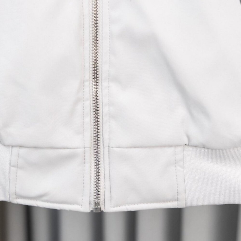 Evisu White Hooded Bomber Jacket - Picture 8 of 9